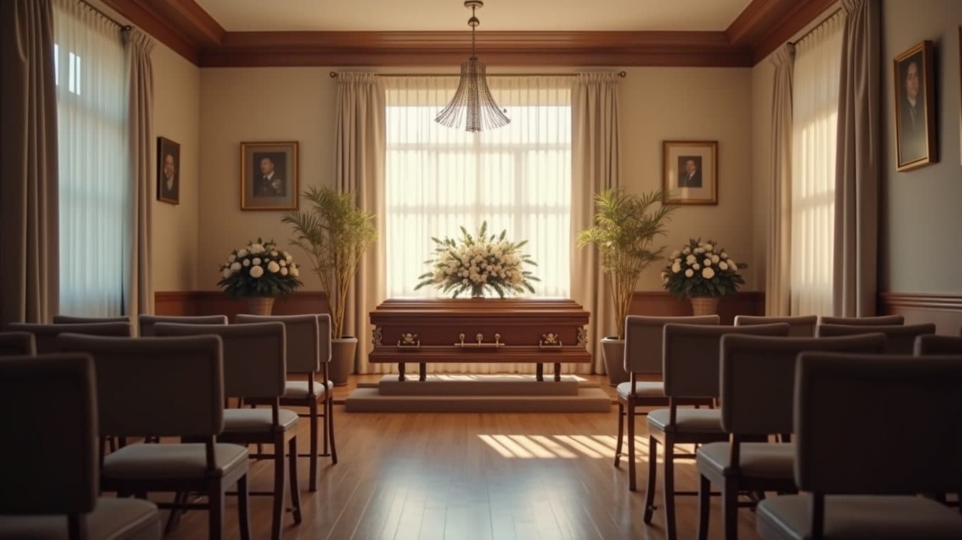 wake in funeral home for funeral visitation