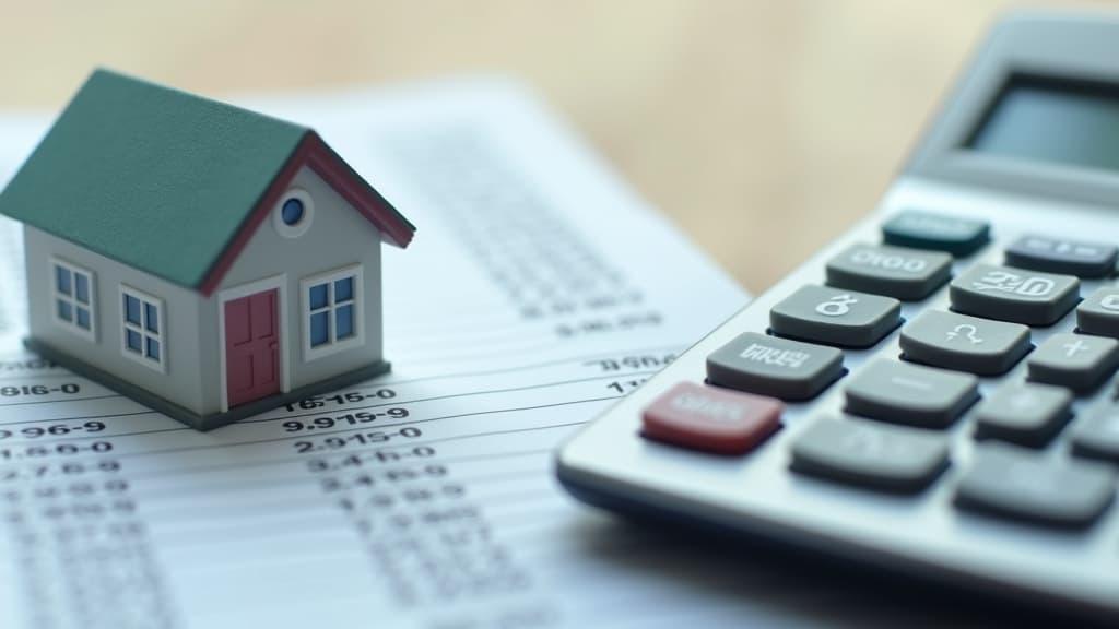 Calculator and financial documents