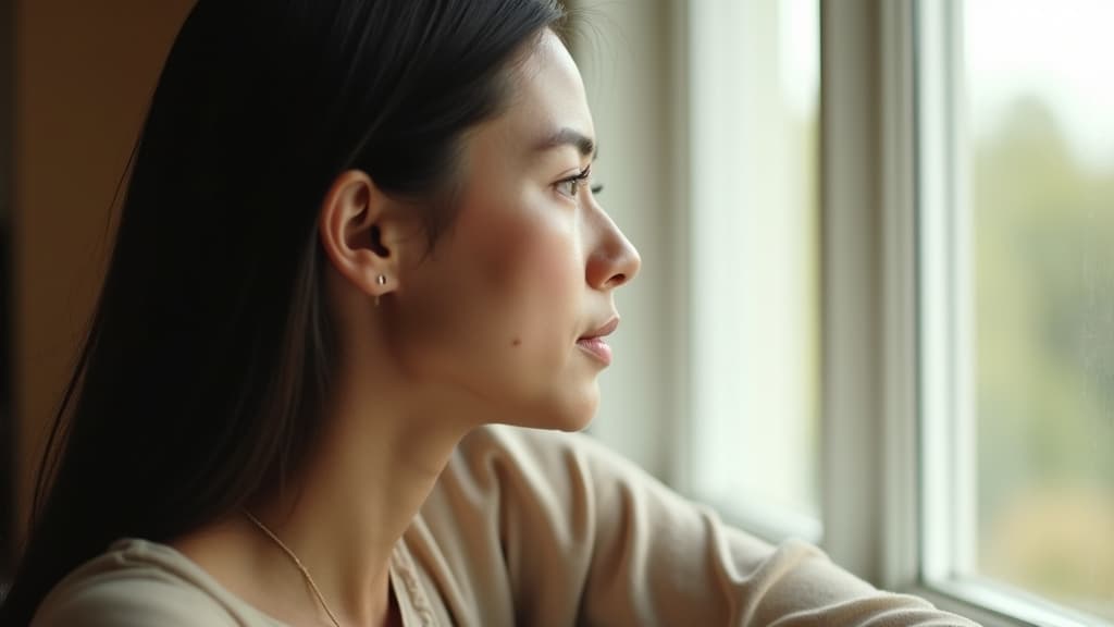 Person in contemplation