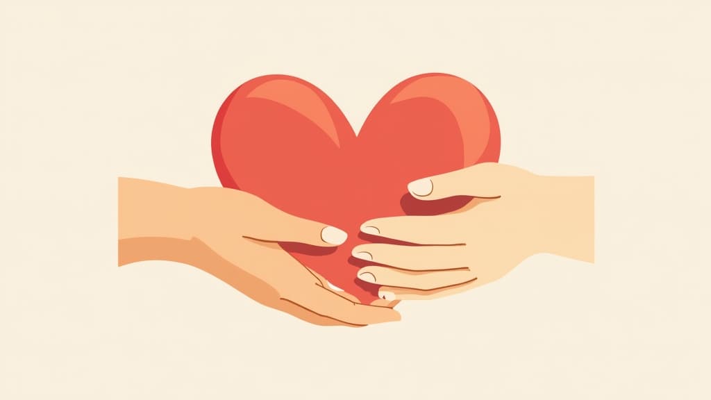 Graphic symbolizing the emotional benefits of pet memorials