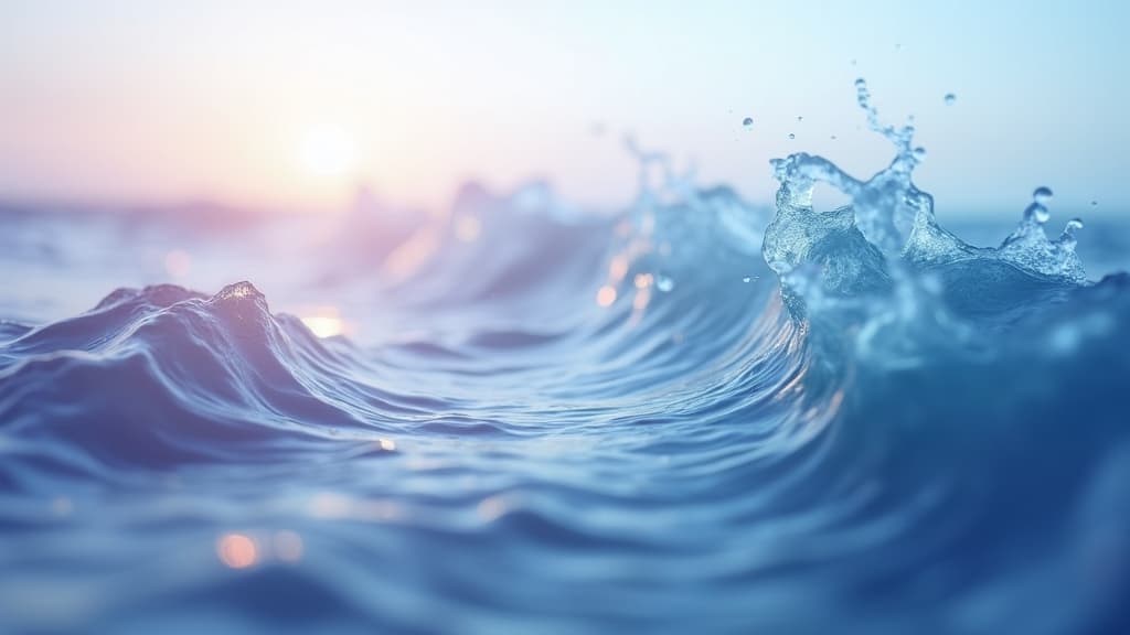 Abstract art depicting the cyclical and wavy nature of grief