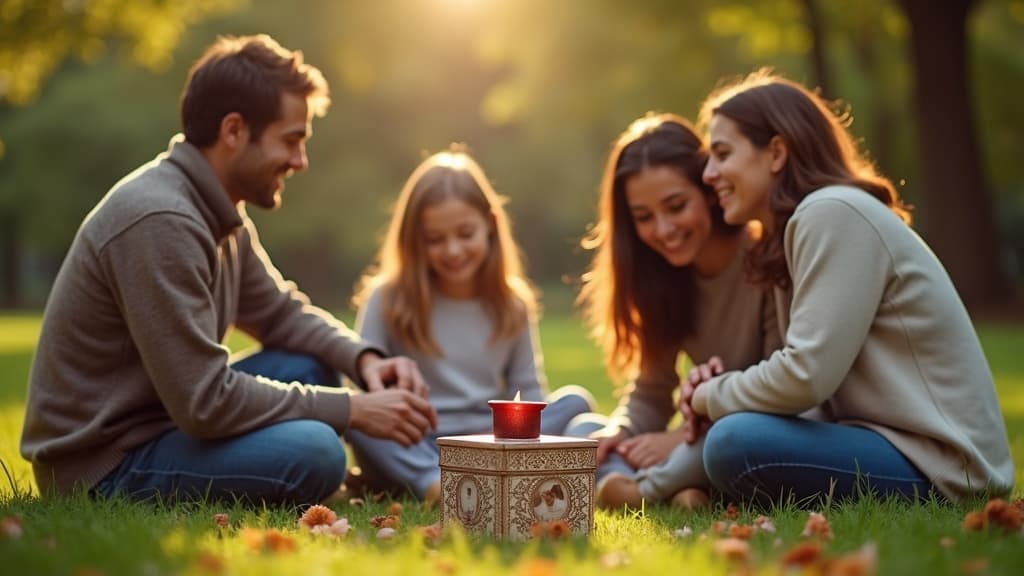 Family and friends holding an intimate ceremony