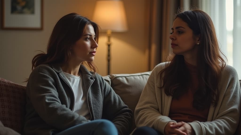 Friend listening empathetically to a pet owner