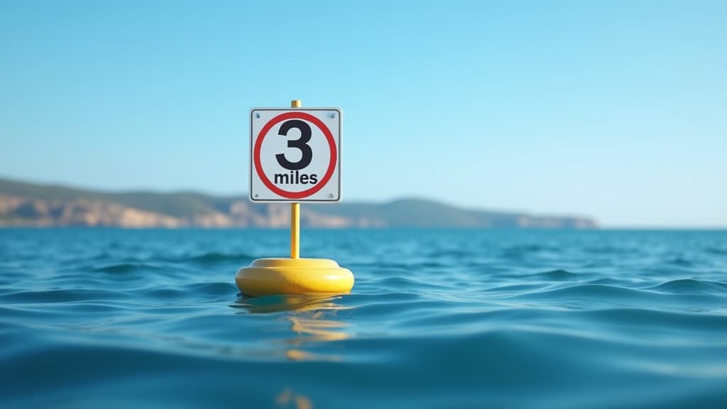 Legal distance from shore required for water burials.