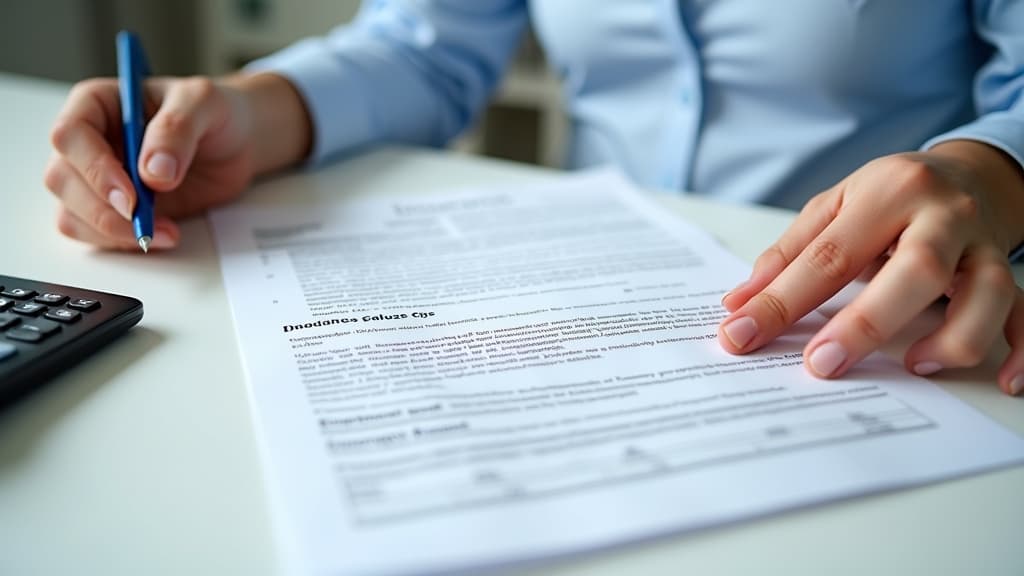 Reviewing a burial insurance policy document