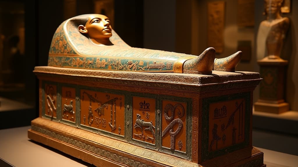 Ancient Egyptian sarcophagus