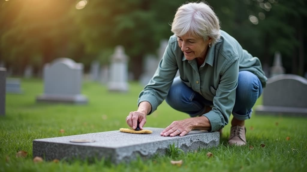 The importance of regular visits and upkeep of cemetery decorations