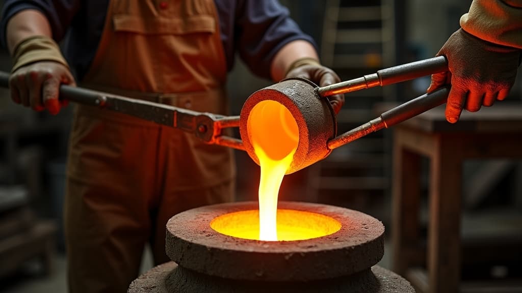 The critical step of lost-wax casting