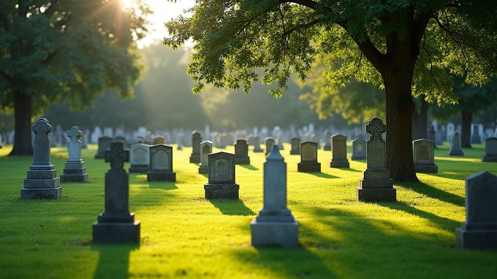 A peaceful final resting place.