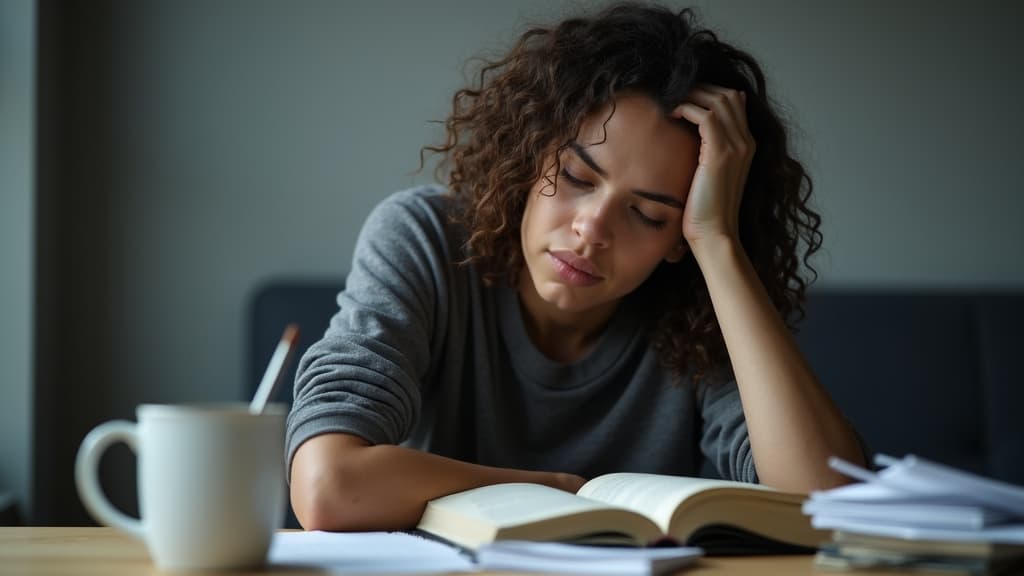 The physical symptoms of grief like extreme fatigue and brain fog.