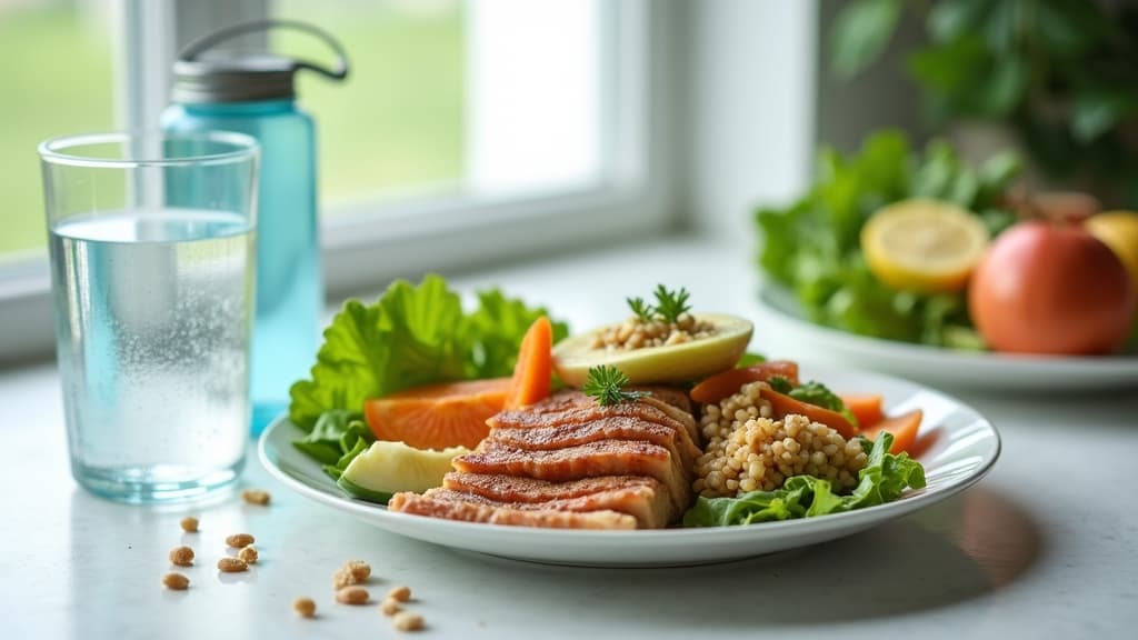 The importance of proper nutrition for coping with the physical symptoms of grief.