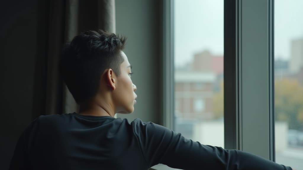 The denial stage of grief and a temporary detachment from reality.