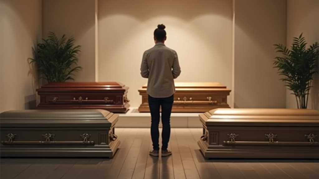 The thoughtful choice involved selecting a final resting container