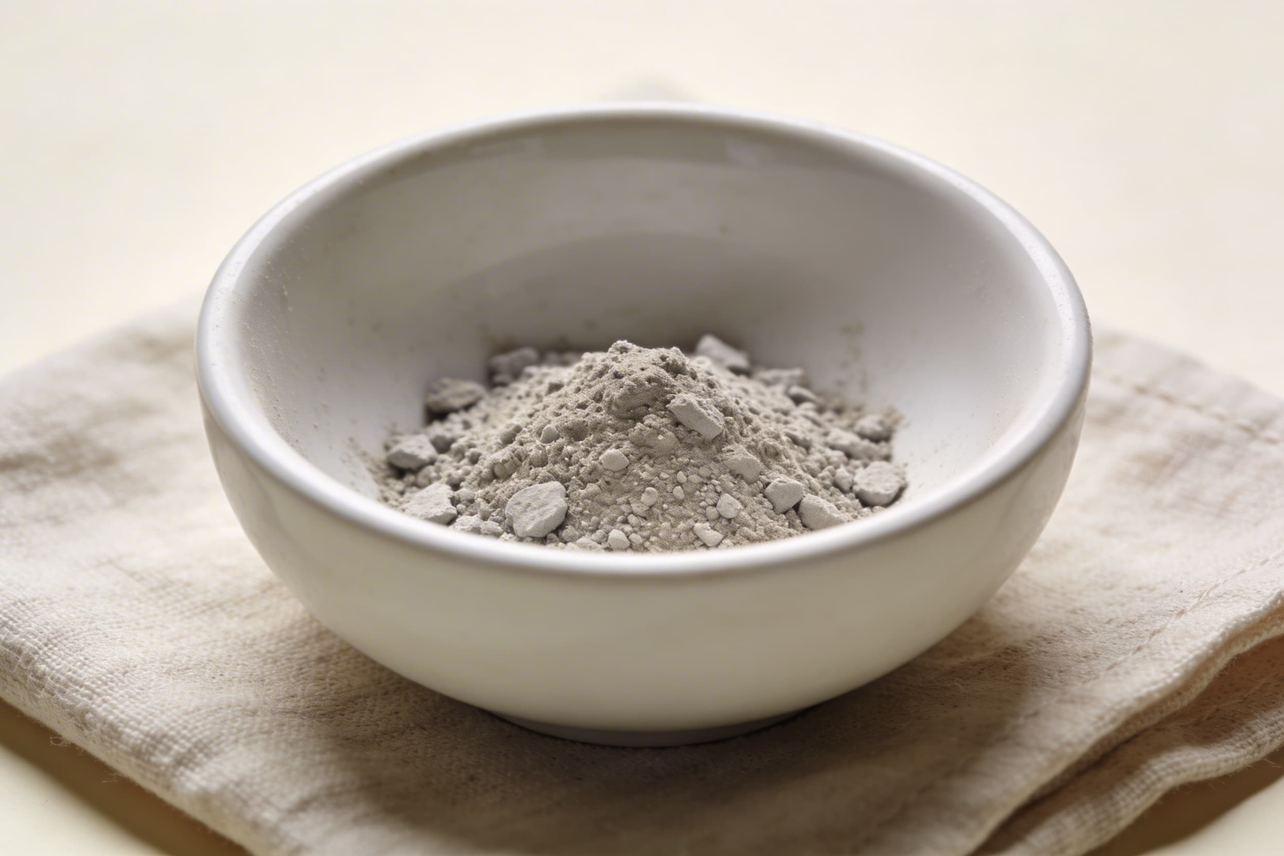 A respectful close-up showing the granular sand-like texture and pale gray color of cremated remains in a ceramic vessel