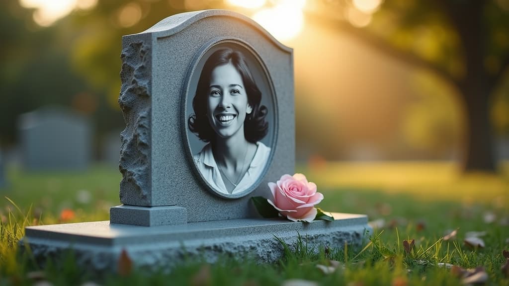 How To Put A Picture On A Headstone