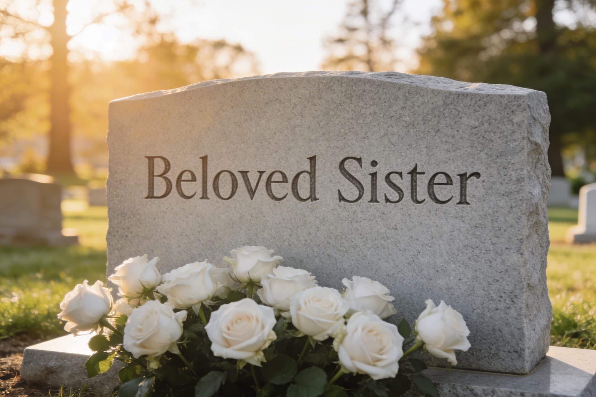 Short Beautiful Words for Gravestone for Brother & Sister | Memorials ...
