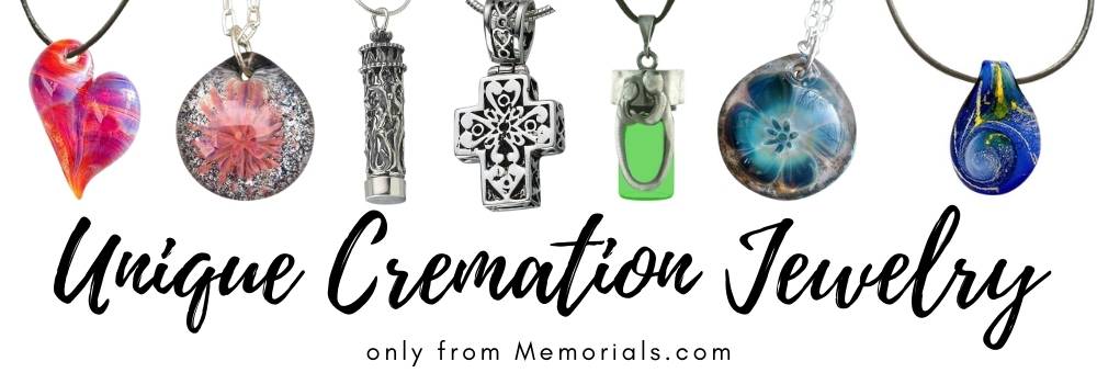 Unique Cremation Jewelry from Memorials.com