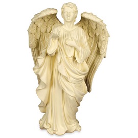 An angel can help create a peaceful and comforting memorial tribute
