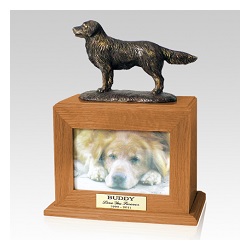 A dog portrait cremation urn will become a gentle reminder of beautiful memories
