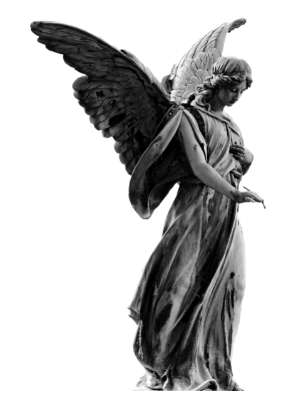An angel statue