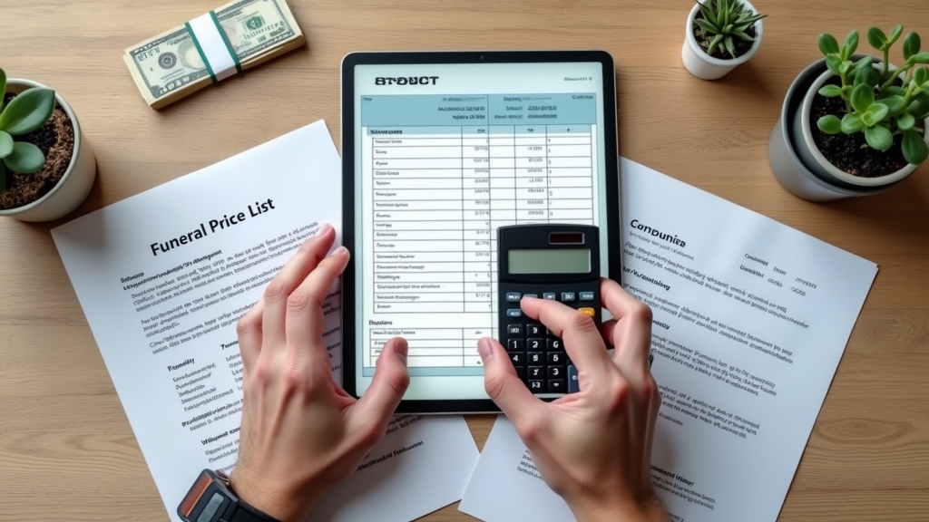 The budgeting and financial planning for funeral expenses.