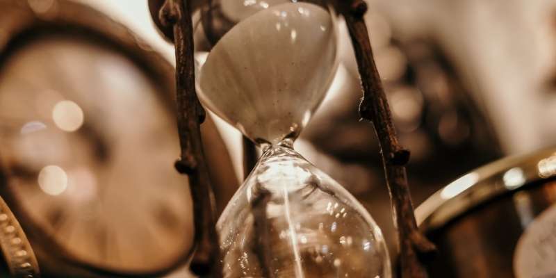Hourglass and time
