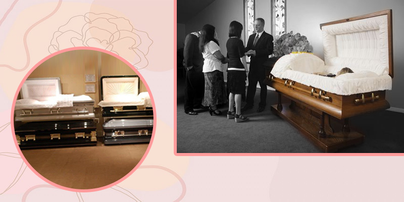 Half-couch lidded casket