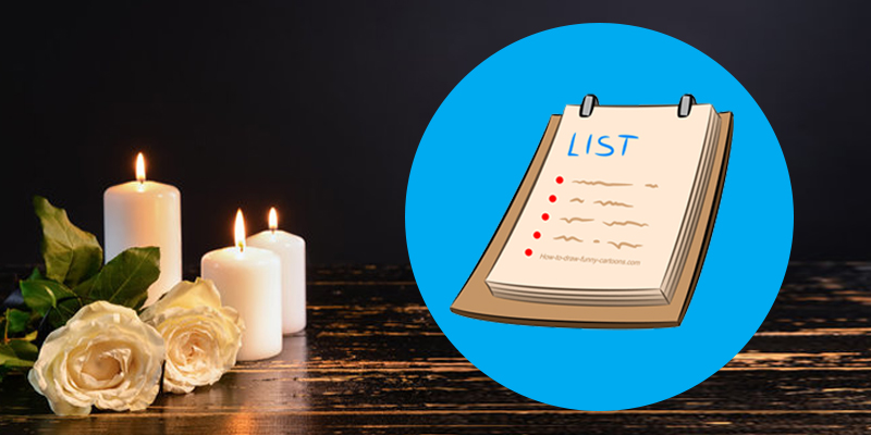 Make a list of the most important details first