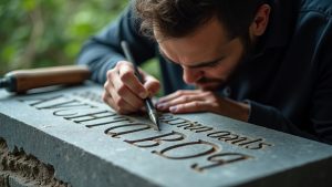 The craftsmanship and legacy involved in creating a personalized memorial.