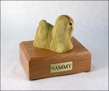 Lhasa Apso Dog Small Cremation Urn