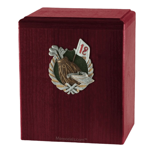 18th Hole Rosewood Cremation Urn
