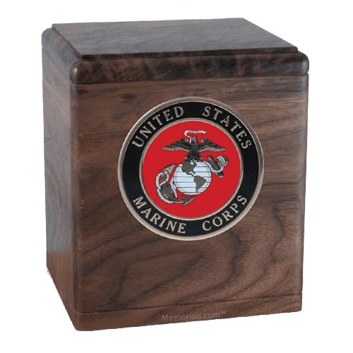 Freedom Walnut Marines Urn