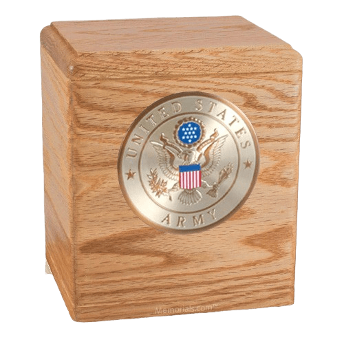 Freedom Oak Army Urn