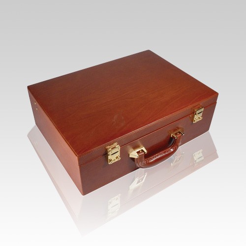 Fall Creek Leather Case Cremation Urn