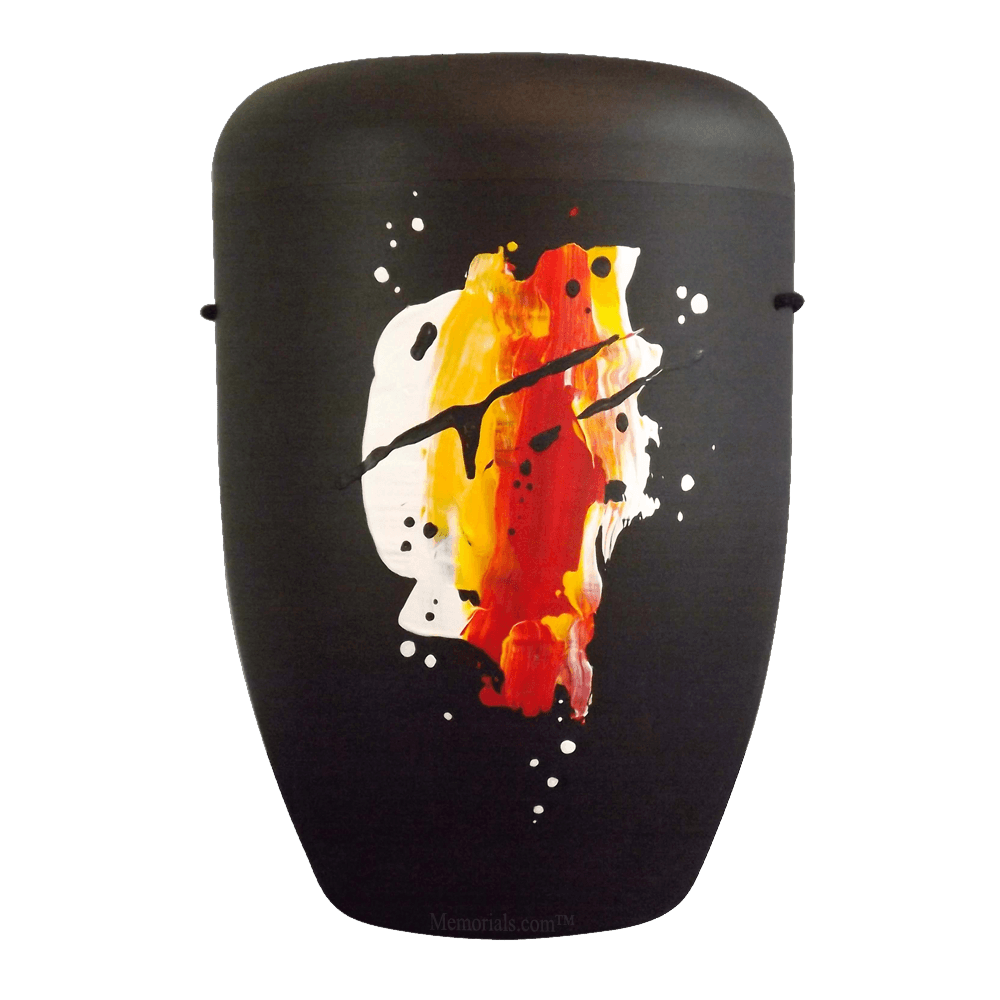 Abstract Colors Biodegradable Urn