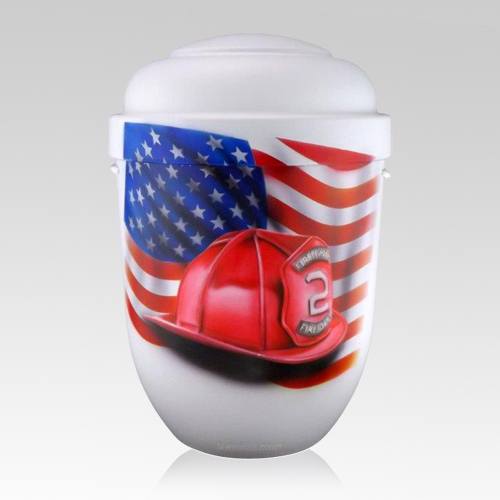 American Firefighter Funeral Urn