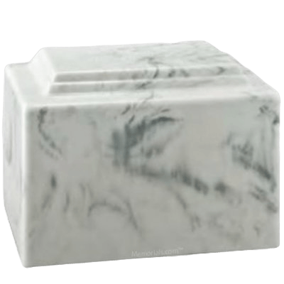 Amity Blanc Marble Cremation Urn