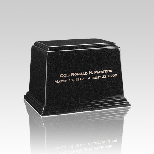 Ark Charcoal Small Marble Urn