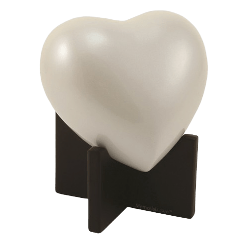 Baby Pearl Heart Child Urn