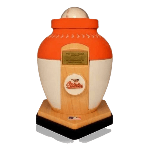 Baltimore Orioles Baseball Cremation Urn Baltimore Orioles Baseball Cremation Urn