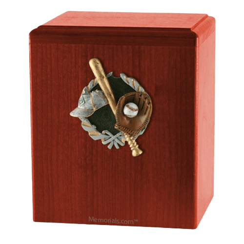 Base Ball Cherry Cremation Urn