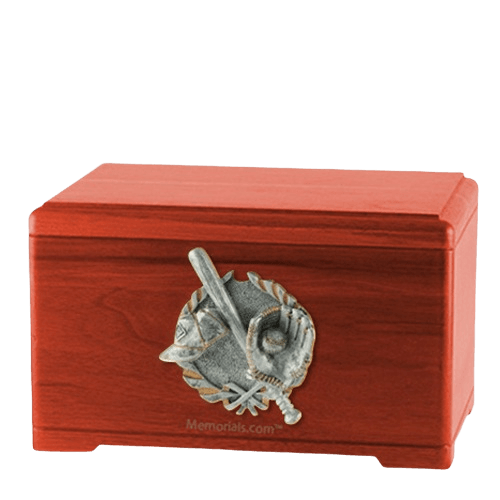 Baseball Tribute Cherry Cremation Urn