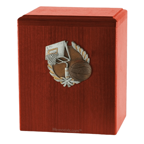 Basket Ball Cherry Cremation Urn