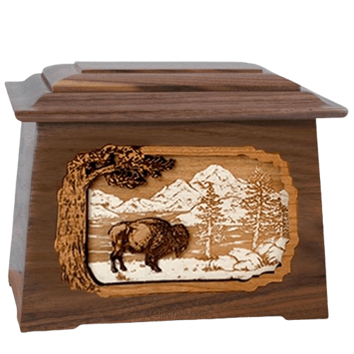 Bison Walnut Aristocrat Cremation Urn