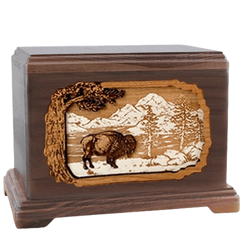 Bison Walnut Hampton Cremation Urn