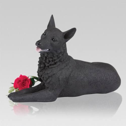 stuffed black german shepherd