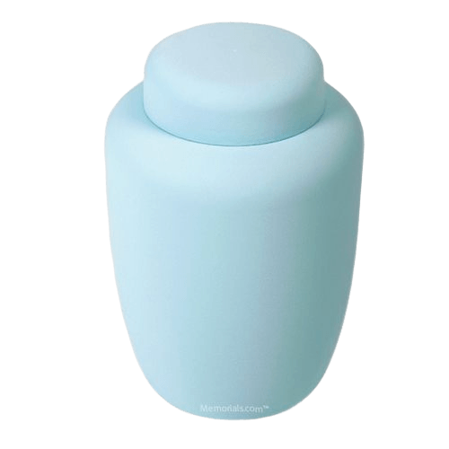 Blue Cornstarch Biodegradable Urn