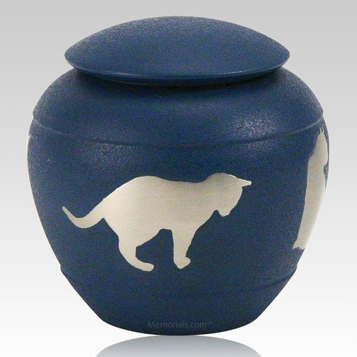 Country Silhouette Cat Urn 