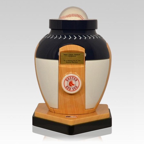 Boston Red Sox Baseball Cremation Urn