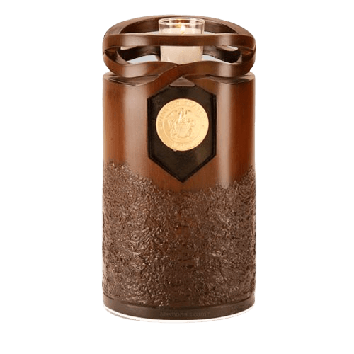 Infinity Wood Navy Cremation Urn